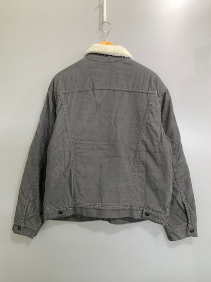 【中古品】【メンズ】 LEVI'S リーバイス BOA JACKET 79129-0033 ボアジャケット 裏ボアトラッカージャケット ブルゾン アウター 147-261010-ta-01-min サイズ：M カラー：グレー 万代Net店