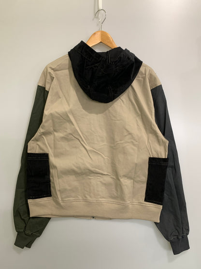 【中古美品】【メンズ】 GYM MASTER ジムマスター ガーメントウォッシュガーデニングパーカー メンズ アウター 144-261008-KS-31-min サイズ：M カラー：ベージュ/ブラック/カーキグリーン 万代Net店