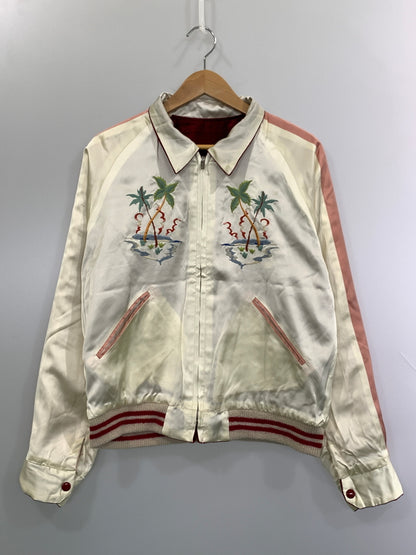 【中古美品】【メンズ】 テーラー東洋 LATE 1950S STYLE SOUVENIR JACKET KOSHO & CO. SPECIAL EDITION GUAM ISLANDS × SEAHORSE TT16010 145-261017-KS-08-min サイズ：中 カラー：ワインレッド/ホワイト 万代Net店