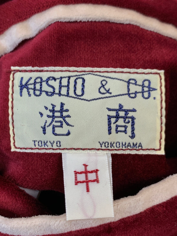 【中古美品】【メンズ】 テーラー東洋 LATE 1950S STYLE SOUVENIR JACKET KOSHO & CO. SPECIAL EDITION GUAM ISLANDS × SEAHORSE TT16010 145-261017-KS-08-min サイズ：中 カラー：ワインレッド/ホワイト 万代Net店
