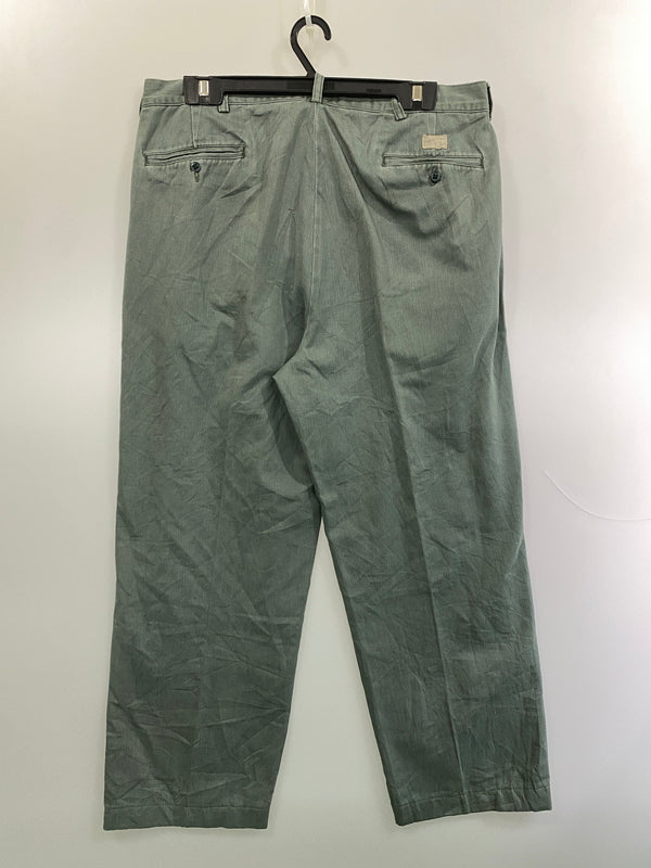 【中古品】【メンズ】 POLO RALPH LAUREN ポロ・ラルフローレン 90S MADE IN MEXICO CHINO PANTS 90年代 メイドイン メキシコ チノパンツ メンズ ヴィンテージ ボトムス チノパン 157-261022-em-60-min サイズ：38×32 カラー：グリーン系 万代Net店