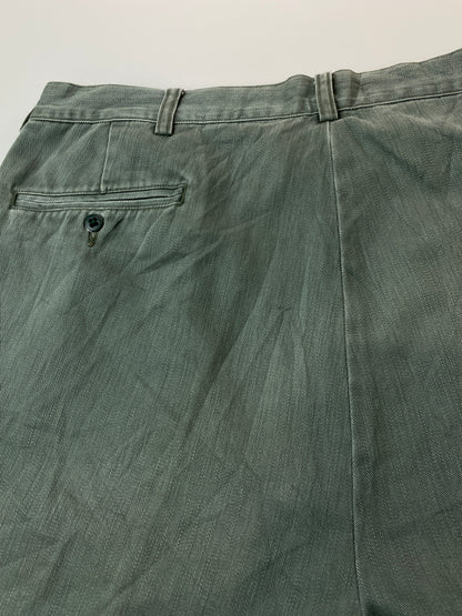 【中古品】【メンズ】 POLO RALPH LAUREN ポロ・ラルフローレン 90S MADE IN MEXICO CHINO PANTS 90年代 メイドイン メキシコ チノパンツ メンズ ヴィンテージ ボトムス チノパン 157-261022-em-60-min サイズ：38×32 カラー：グリーン系 万代Net店