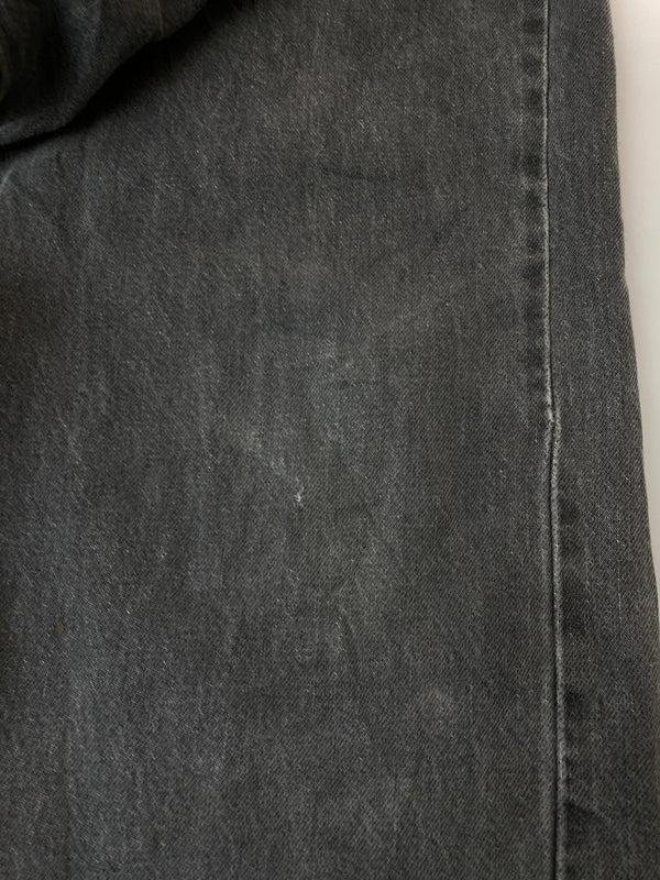 【ジャンク品】【メンズ】 LEVI'S リーバイス 569 LOOSE STRAIGHT JEANS ルーズ ストレート ジーンズ メンズ ボトムス ジーパン 157-261022-em-62-min サイズ：34×34 カラー：インディゴブラック 万代Net店