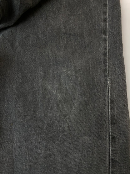 【ジャンク品】【メンズ】 LEVI'S リーバイス 569 LOOSE STRAIGHT JEANS ルーズ ストレート ジーンズ メンズ ボトムス ジーパン 157-261022-em-62-min サイズ：34×34 カラー：インディゴブラック 万代Net店