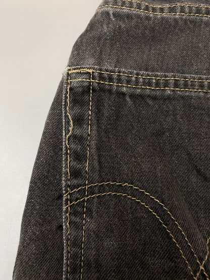 【ジャンク品】【メンズ】 LEVI'S リーバイス 569 LOOSE STRAIGHT JEANS ルーズ ストレート ジーンズ メンズ ボトムス ジーパン 157-261022-em-62-min サイズ：34×34 カラー：インディゴブラック 万代Net店