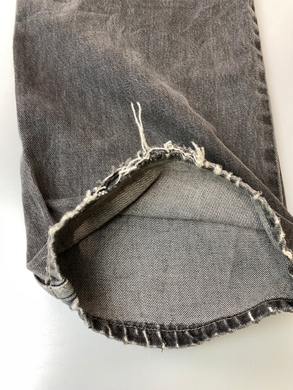 【ジャンク品】【メンズ】 LEVI'S リーバイス 569 LOOSE STRAIGHT JEANS ルーズ ストレート ジーンズ メンズ ボトムス ジーパン 157-261022-em-62-min サイズ：34×34 カラー：インディゴブラック 万代Net店