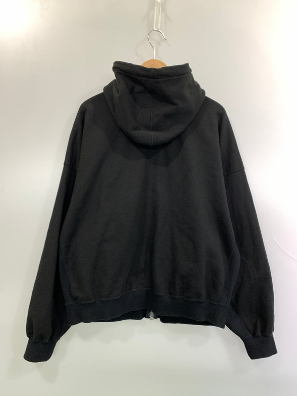 【中古品】【メンズ】 REFOMED リフォメッド RECU-067 KINCHAKU ZIP-UP HOODIE 巾着 ジップアップフーディ パーカー トップス 140-261010-ta-19-min サイズ：2 カラー：ブラック 万代Net店