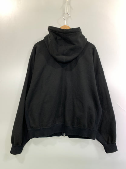 【中古品】【メンズ】 REFOMED リフォメッド RECU-067 KINCHAKU ZIP-UP HOODIE 巾着 ジップアップフーディ パーカー トップス 140-261010-ta-19-min サイズ：2 カラー：ブラック 万代Net店