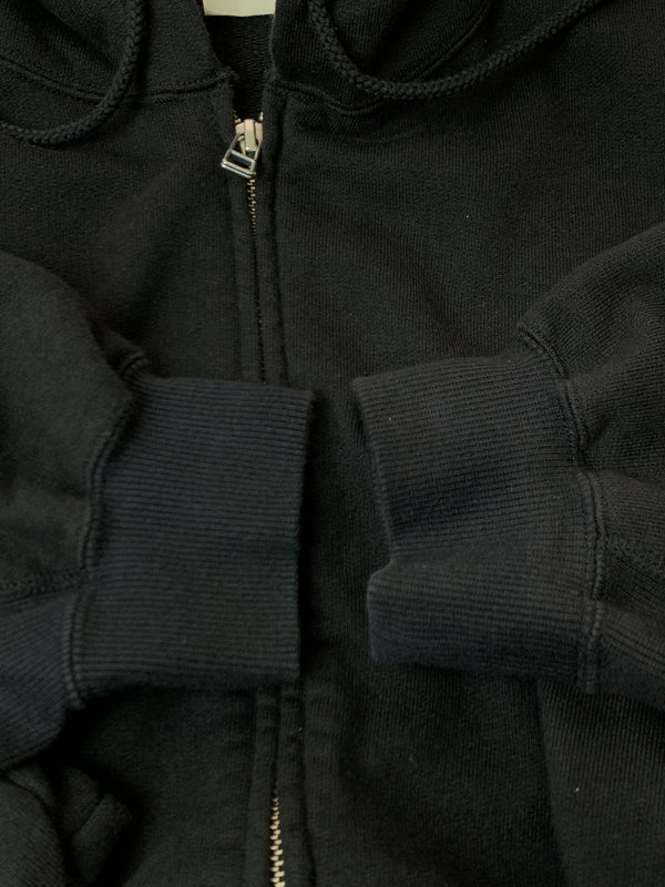 【中古品】【メンズ】 REFOMED リフォメッド RECU-067 KINCHAKU ZIP-UP HOODIE 巾着 ジップアップフーディ パーカー トップス 140-261010-ta-19-min サイズ：2 カラー：ブラック 万代Net店