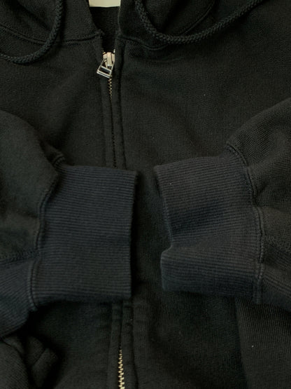 【中古品】【メンズ】 REFOMED リフォメッド RECU-067 KINCHAKU ZIP-UP HOODIE 巾着 ジップアップフーディ パーカー トップス 140-261010-ta-19-min サイズ：2 カラー：ブラック 万代Net店