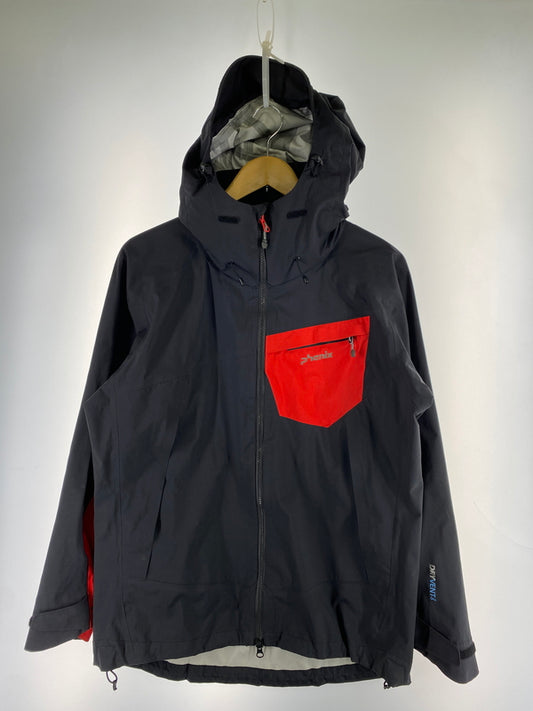 【中古品】【メンズ】 PHENIX フェニクス MOUNTAIN PARKA マウンテンパーカー PH612ST11 ナイロンジャケット アウター 144-261023-hu-32-min サイズ：L カラー：ブラック/レッド 万代Net店