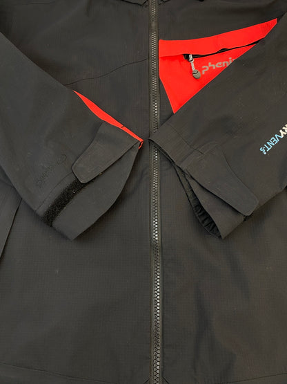 【中古品】【メンズ】 PHENIX フェニクス MOUNTAIN PARKA マウンテンパーカー PH612ST11 ナイロンジャケット アウター 144-261023-hu-32-min サイズ：L カラー：ブラック/レッド 万代Net店