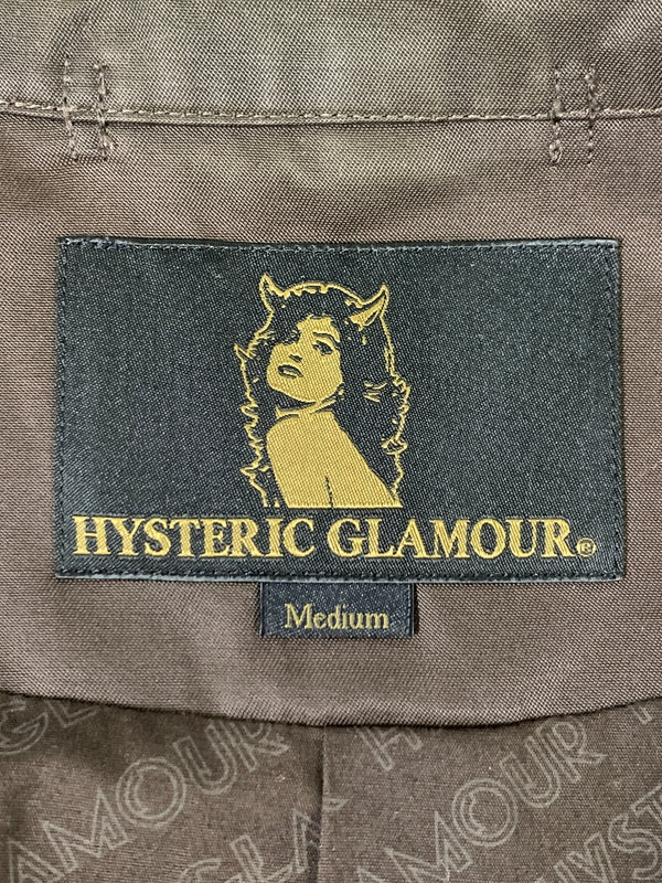 【現状渡し品】【メンズ】 HYSTERIC GLAMOUR ヒステリックグラマー 4AB-1912 スコーピオン刺繍スイングトップ アウター ジャケット 140-261010-ta-04-min サイズ：M カラー：ブラウン 万代Net店