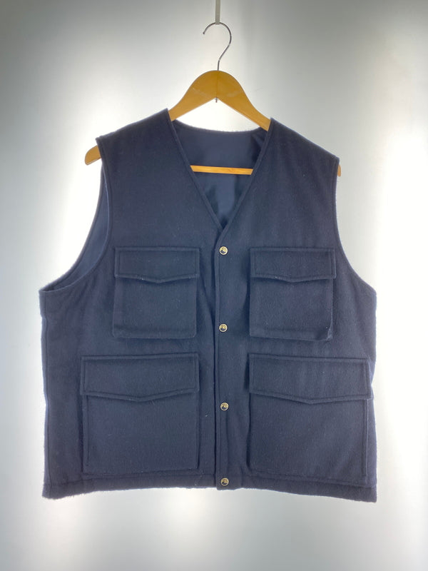 【中古美品】【メンズ】 PILGRIM SURF + SUPPLY ピルグリム サーフ サプライ REVERSIBLE VEST リバーシブル ベスト トップス 140-261013-yn-09-min サイズ：M カラー：ネイビー 万代Net店