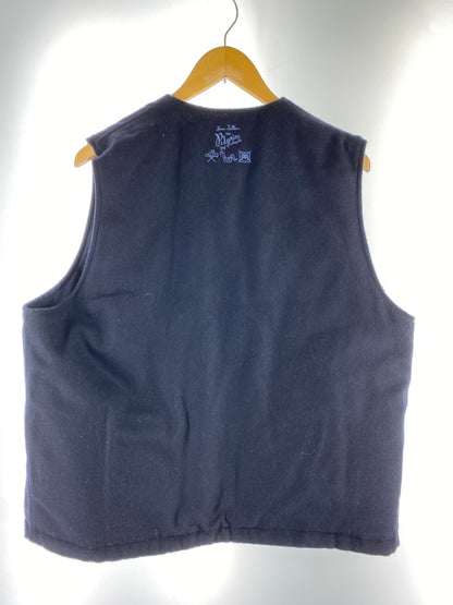 【中古美品】【メンズ】 PILGRIM SURF + SUPPLY ピルグリム サーフ サプライ REVERSIBLE VEST リバーシブル ベスト トップス 140-261013-yn-09-min サイズ：M カラー：ネイビー 万代Net店