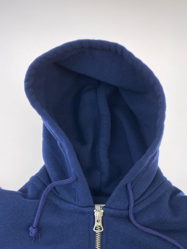 【中古品】【メンズ】 BEAMS ビームス × LOOPWHEELER ZIP-UP HOODIE ループウィラー ジップアップフーディー パーカー トップス 140-261013-yn-14-min サイズ：M カラー：ネイビー 万代Net店