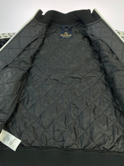 【中古品】【メンズ】 FRED PERRY フレッドペリー × LAVENHAM QUILTED JACKET ラベンハム キルティングジャケット アウター 140-261013-yn-15-min サイズ：M カラー：ブラック 万代Net店
