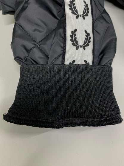 【中古品】【メンズ】 FRED PERRY フレッドペリー × LAVENHAM QUILTED JACKET ラベンハム キルティングジャケット アウター 140-261013-yn-15-min サイズ：M カラー：ブラック 万代Net店