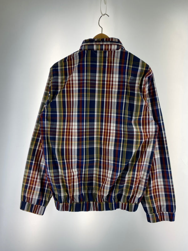 【中古品】【メンズ】 FRED PERRY フレッドペリー MADRAS CHECK HARRINGTON JACKET マドラスチェック ハリントンジャケット アウター 140-261013-yn-16-min サイズ：M カラー：マルチカラー 万代Net店