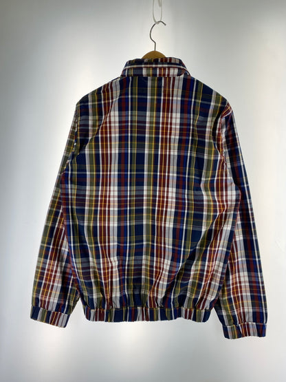 【中古品】【メンズ】 FRED PERRY フレッドペリー MADRAS CHECK HARRINGTON JACKET マドラスチェック ハリントンジャケット アウター 140-261013-yn-16-min サイズ：M カラー：マルチカラー 万代Net店