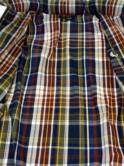 【中古品】【メンズ】 FRED PERRY フレッドペリー MADRAS CHECK HARRINGTON JACKET マドラスチェック ハリントンジャケット アウター 140-261013-yn-16-min サイズ：M カラー：マルチカラー 万代Net店