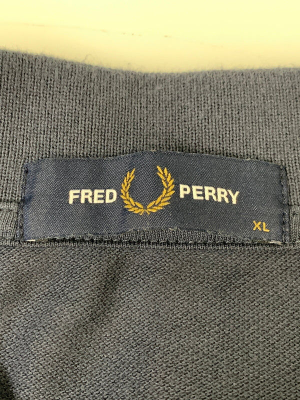 【中古品】【メンズ】 FRED PERRY フレッドペリー LS POLO SHIRT M3636 ロングスリーブ ポロシャツ メンズ トップス 141-261008-KS-34-min サイズ：XL カラー：ネイビー 万代Net店