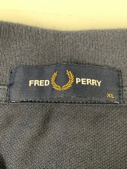 【中古品】【メンズ】 FRED PERRY フレッドペリー LS POLO SHIRT M3636 ロングスリーブ ポロシャツ メンズ トップス 141-261008-KS-34-min サイズ：XL カラー：ネイビー 万代Net店
