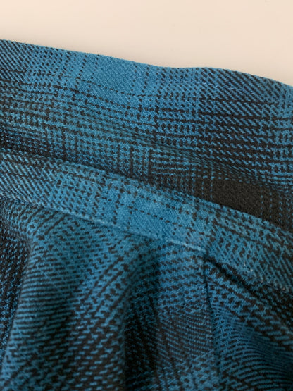 【中古品】【メンズ】 BIG MIKE ビッグマイク 102535104 HEAVY FLANNEL SHIRTS ヘビーフランネルシャツ チェックシャツ 長袖シャツ 145-261010-ta-02-min サイズ：XL カラー：ブルー系（チェック） 万代Net店