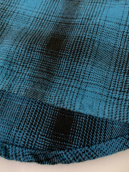 【中古品】【メンズ】 BIG MIKE ビッグマイク 102535104 HEAVY FLANNEL SHIRTS ヘビーフランネルシャツ チェックシャツ 長袖シャツ 145-261010-ta-02-min サイズ：XL カラー：ブルー系（チェック） 万代Net店
