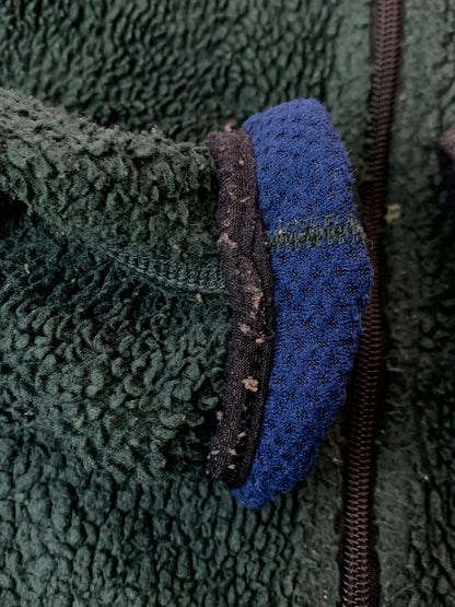 【現状渡し品】【メンズ】 PATAGONIA パタゴニア 90S RETRO-X FLEECE JACKET クラシック・レトロX・ジャケット ボアジャケット フリース 144-261010-ta-13-min サイズ：XL カラー：ダークグリーン 万代Net店