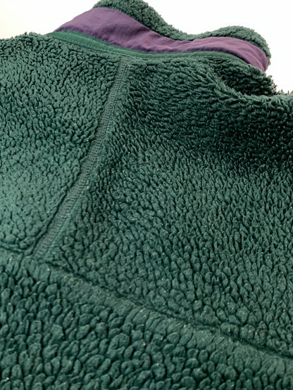 【現状渡し品】【メンズ】 PATAGONIA パタゴニア 90S RETRO-X FLEECE JACKET クラシック・レトロX・ジャケット ボアジャケット フリース 144-261010-ta-13-min サイズ：XL カラー：ダークグリーン 万代Net店