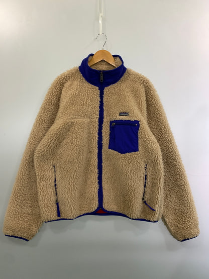【中古品】【メンズ】 PATAGONIA パタゴニア 23024 02年製 CLASSIC RETRO CARDIGAN クラシックレトロカーディガン ボア アウター 144-261010-ta-11-min サイズ：L カラー：ベージュ/ブルー 万代Net店