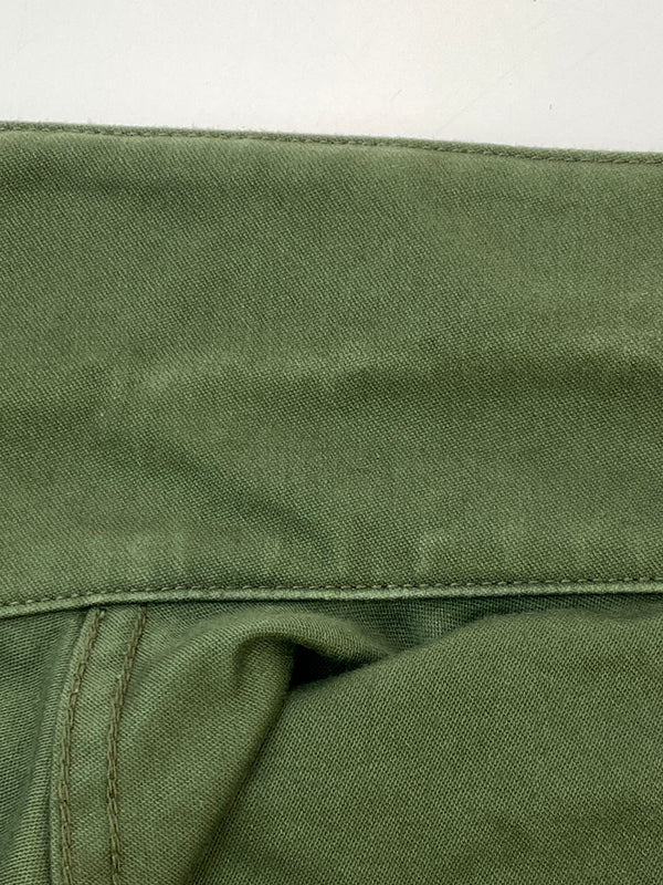 【中古品】【メンズ】 WTAPS ダブルタップス 24SS CBW 01 LS COTTON SATIN IDENTITY エルエス コットン サテン アイデンティティ 241CWDT-SHM02 メンズ トップス 142-261014-KS-01-min サイズ：04 カラー：グリーン 万代Net店
