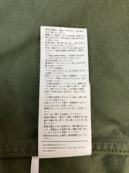 【中古品】【メンズ】 WTAPS ダブルタップス 24SS CBW 01 LS COTTON SATIN IDENTITY エルエス コットン サテン アイデンティティ 241CWDT-SHM02 メンズ トップス 142-261014-KS-01-min サイズ：04 カラー：グリーン 万代Net店
