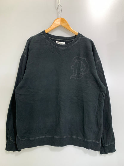 【中古品】【メンズ】 POST OVERALLS ポストオーバーオールズ LS SWEAT SHIRT スウェット トレーナー トップス 145-261010-ta-08-min サイズ：L カラー：ブラック 万代Net店