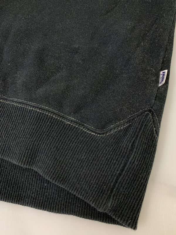 【中古品】【メンズ】 POST OVERALLS ポストオーバーオールズ LS SWEAT SHIRT スウェット トレーナー トップス 145-261010-ta-08-min サイズ：L カラー：ブラック 万代Net店