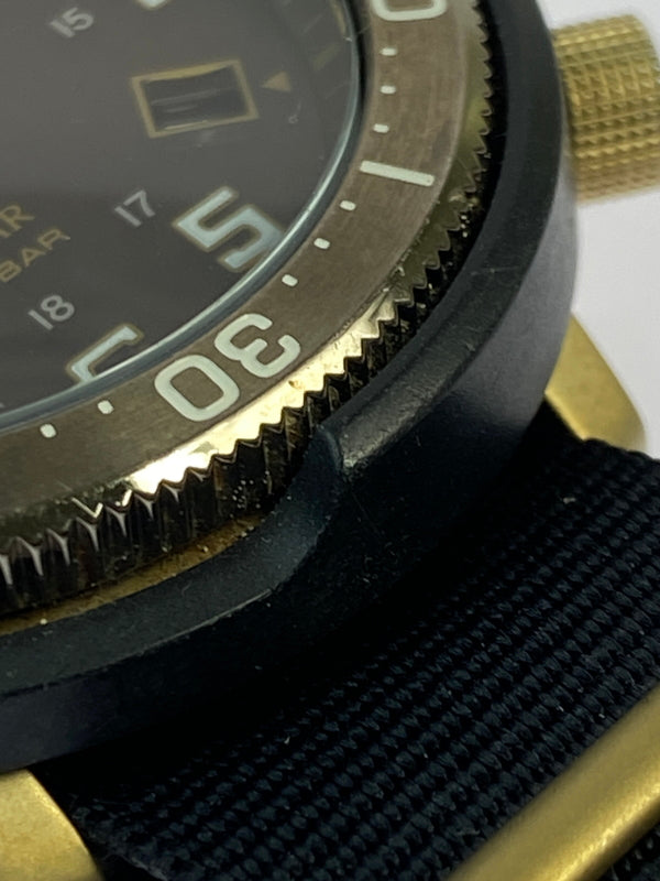 【中古品】【メンズ】 SEIKO セイコー LOWERCASE PROSPEX FIELDMASTER プロスペックス フィールドマスター ソーラー腕時計 V157-0CJ0 ウォッチ アクセサリー 197-261011-hu-23-min カラー：ブラック 万代Net店