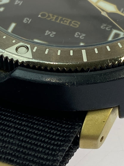 【中古品】【メンズ】 SEIKO セイコー LOWERCASE PROSPEX FIELDMASTER プロスペックス フィールドマスター ソーラー腕時計 V157-0CJ0 ウォッチ アクセサリー 197-261011-hu-23-min カラー：ブラック 万代Net店