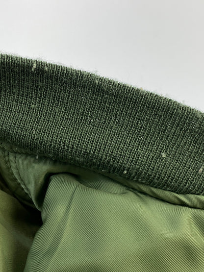 【現状渡し品】【メンズ】 STUSSY ステューシー × ALPHA × FRAGMENT 25TH MA-1 アルファ フラグメント MA-1 ジャケット アウター 142-261013-yn-21-min サイズ：L カラー：オリーブグリーン 万代Net店