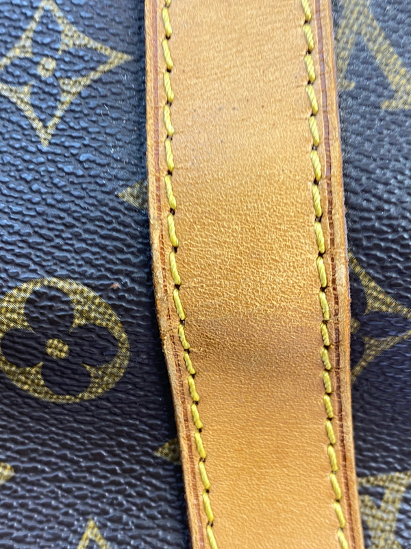 【中古品】【メンズ/レディース】 LOUIS VUITTON モノグラム キーポル55 M41414 レザー 大型 旅行用 ボストンバッグ カバン 179-261008-em-06-min カラー：ブラウン 万代Net店