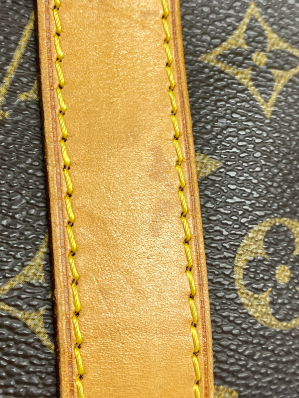 【中古品】【メンズ/レディース】 LOUIS VUITTON モノグラム キーポル55 M41414 レザー 大型 旅行用 ボストンバッグ カバン 179-261008-em-06-min カラー：ブラウン 万代Net店