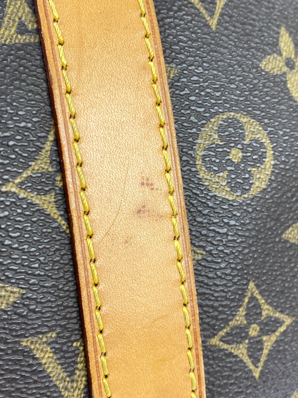 【中古品】【メンズ/レディース】 LOUIS VUITTON モノグラム キーポル55 M41414 レザー 大型 旅行用 ボストンバッグ カバン 179-261008-em-06-min カラー：ブラウン 万代Net店