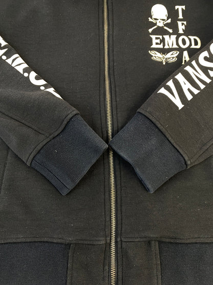 【中古品】【メンズ】 VANSON × クローズWORST バンソン クローズワースト スカル ジップアップジャケット メンズ アウター 145-261014-KS-18-min サイズ：L カラー：ブラック 万代Net店