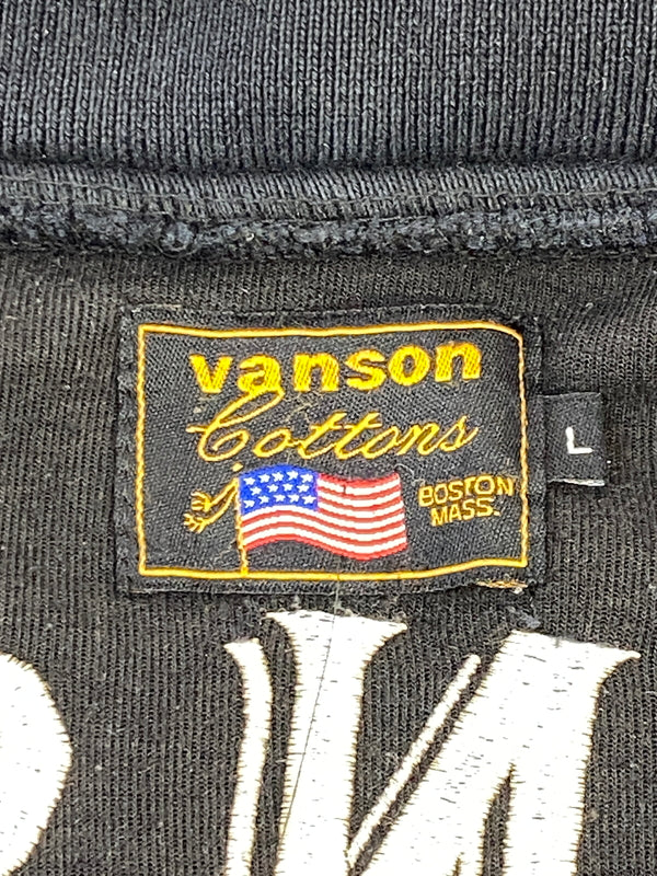 【中古品】【メンズ】 VANSON × クローズWORST バンソン クローズワースト スカル ジップアップジャケット メンズ アウター 145-261014-KS-18-min サイズ：L カラー：ブラック 万代Net店