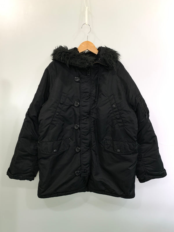 【中古品】【メンズ】 CROPPED HEADS×CROWS クロップドヘッズ クローズ TFOA 武装戦線 N-3B ミリタリージャケット ナイロンジャケット 河内鉄生モデル 145-261010-ta-29-min サイズ：L カラー：ブラック 万代Net店