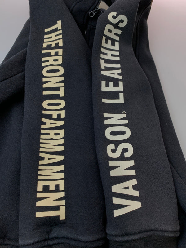 【中古品】【メンズ】 VANSON × WORST バンソン ワースト TFOA SKULL ZIPUP JACKET スカルジップアップジャケット ジップフロントジャケット トラックジャケット 145-261010-ta-37-min サイズ：L カラー：ブラック 万代Net店