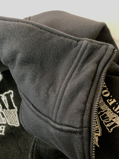 【中古品】【メンズ】 VANSON × WORST バンソン ワースト TFOA SKULL ZIPUP JACKET スカルジップアップジャケット ジップフロントジャケット トラックジャケット 145-261010-ta-37-min サイズ：L カラー：ブラック 万代Net店