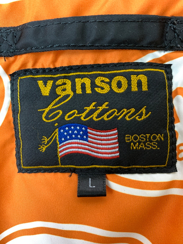 【現状渡し品】【メンズ】 VANSON バンソン DEATH RABBIT デスラビット N-3B スケーター ナイロン ミリタリージャケット 145-261010-ta-24-min サイズ：L カラー：ブラック 万代Net店
