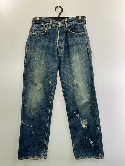 【ジャンク品】【メンズ】 EVISU エヴィス 2001 DENIM PANT デニムパンツ メンズ ボトムス ジーパン ジーンズ 156-261016-em-07-min サイズ：29×35 カラー：ブルーインディゴ 万代Net店