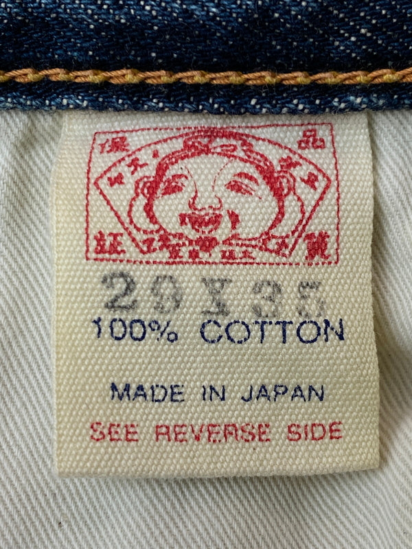 【ジャンク品】【メンズ】 EVISU エヴィス 2001 DENIM PANT デニムパンツ メンズ ボトムス ジーパン ジーンズ 156-261016-em-07-min サイズ：29×35 カラー：ブルーインディゴ 万代Net店